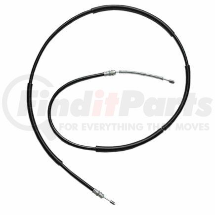 ACDelco 18P1365 Parking Brake Cable - Rear, 82.40", Fixed Wire Stop End, Steel