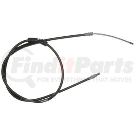 ACDelco 18P2065 Parking Brake Cable - Rear, 72.50", Fixed Wire Stop End, Steel