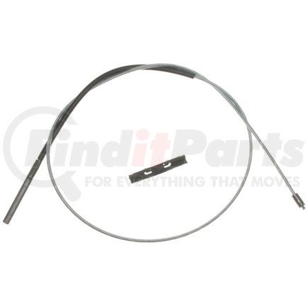 ACDelco 18P2071 Parking Brake Cable - 40.60" Cable, Threaded End 1, Fixed Wire Stop End 2, Steel