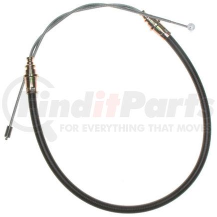 ACDelco 18P2087 Parking Brake Cable - Front, 41.31", Fixed Wire Stop End, Steel