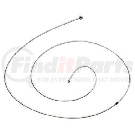 ACDelco 18P2325 Parking Brake Cable - 91.40" Cable, Fixed Wire Stop End, Steel