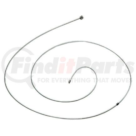 ACDelco 18P2325 Parking Brake Cable - 91.40" Cable, Fixed Wire Stop End, Steel