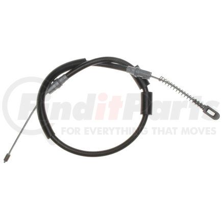 ACDelco 18P2508 Parking Brake Cable - Rear, 39.50", Fixed Wire Stop End 1, Eyelet End 2, Steel