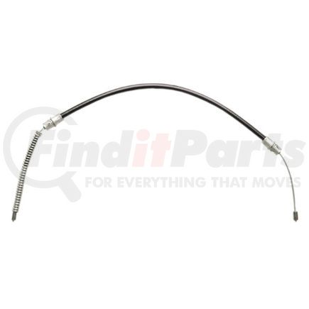 ACDelco 18P2797 Parking Brake Cable - Rear, 27.40", Fixed Wire Stop End, Steel