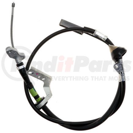ACDelco 18P97118 Parking Brake Cable - Rear, 58.90", Barrel End 1, Uni-Loc End 2, Stainless Steel