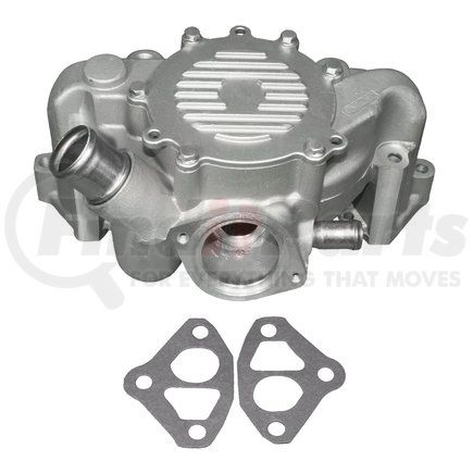 ACDelco 252-690 Engine Water Pump - Steel, Reverse Impeller, 6 Vane, 3 Outlet, Shaft