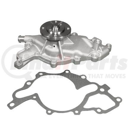 ACDelco 252-728 Engine Water Pump - 4 Hub Holes, Grey Iron, Reverse Impeller, 9 Vane