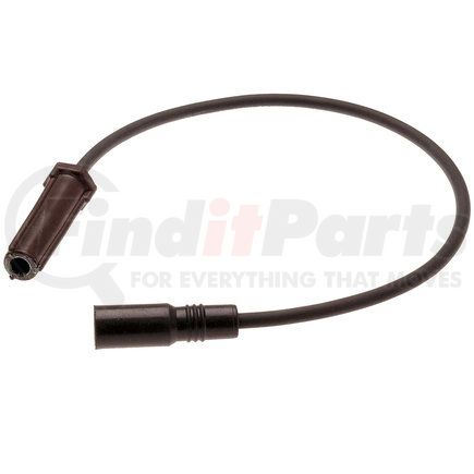 ACDelco 346W Spark Plug Wire - 180 Deg, Carbon Fiberglass, Straight, Black
