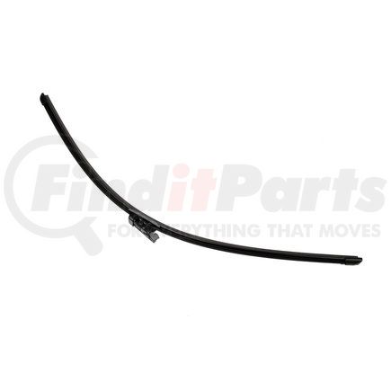 ACDelco 39102793 Back Glass Wiper Blade - Beam, Rubber, Slide, Black Plastic Frame