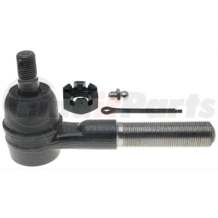 ACDELCO 46A0598A Steering Tie Rod End - Outer, Male, Natural, with Castle Nut and Grease Fitting