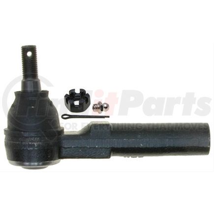 ACDelco 46A0601A Steering Tie Rod End - Outer, Male/Female, Black, with Castle Nut