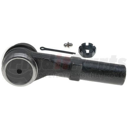 ACDELCO 46A0758A Steering Tie Rod End - Outer, Male/Female, Black, with Castle Nut