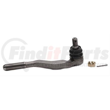 ACDelco 46A0832A Steering Tie Rod End - Outer, Male, Natural, Steel, with Castle Nut