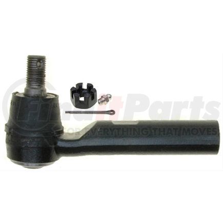 ACDelco 46A1185A Steering Tie Rod End - Outer, Male/Female, Black, Plain, with Castle Nut