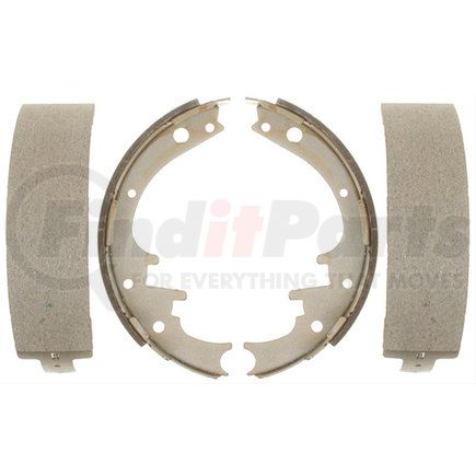 ACDelco 14581B Drum Brake Shoe - Rear, 10 Inches, Bonded, without Mounting Hardware