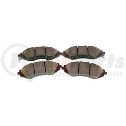 ACDelco 171-0877 Disc Brake Pad Set - Front, Bonded, Semi-Metallic, with Pad Shim and Wear Sensor