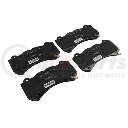 ACDelco 171-1040 Disc Brake Pad Set - Front, Bonded, Semi-Metallic, with Pad Shim and Wear Sensor