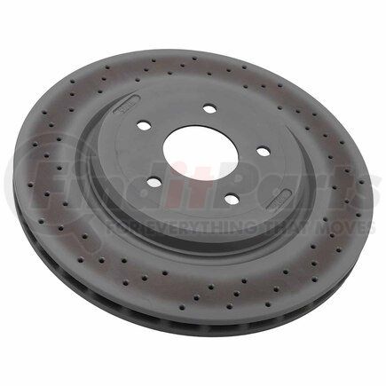 ACDelco 177-1127 Disc Brake Rotor - 5 Lug Holes, Cast Iron, Drilled Vented, Rear