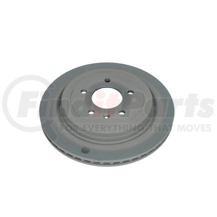 ACDelco 177-1140 Disc Brake Rotor - 5 Lug Holes, Cast Iron, Coated, Plain Vented, Rear