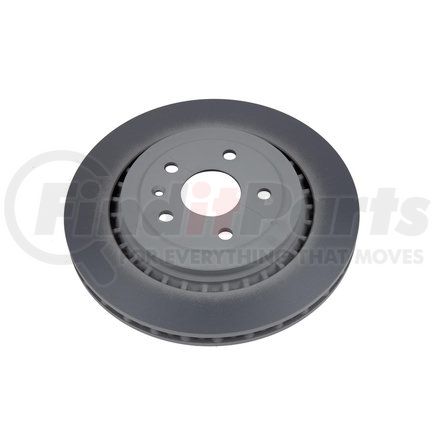 ACDelco 177-1233 Disc Brake Rotor - 5 Lug Holes, Cast Iron, Painted, Plain Vented, Rear