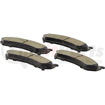 ACDelco 17D785SDH Disc Brake Pad Set - Rear, Ceramic, Bonded, with Mounting Hardware