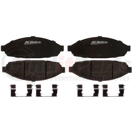 ACDelco 17D931MHPVF1 Disc Brake Pad Set - Front, Bonded, Revised F1 Part Design, Semi-Metallic