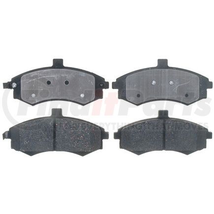 ACDelco 17D941C Disc Brake Pad Set - Front, Bonded, Ceramic, without Mounting Hardware