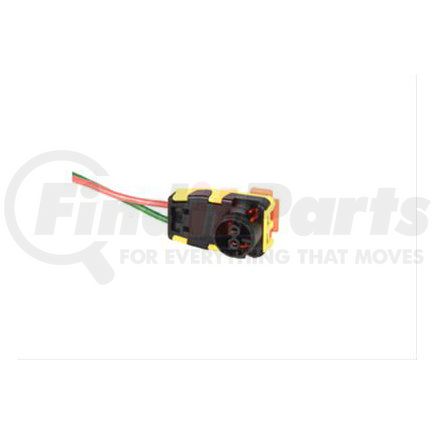 ACDelco PT2439 Air Bag Sensor Connector - 2 Female Pin Terminals, Black and Yellow, Round