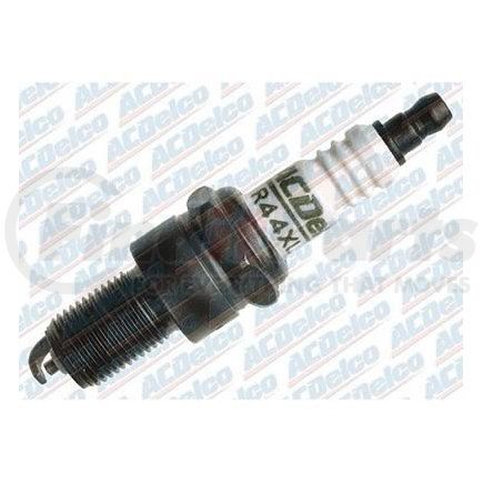 ACDelco R44XLS Spark Plug - 13/16" Hex, Nickel Alloy, Single Prong Electrode, 2-20 kOhm, Gasket