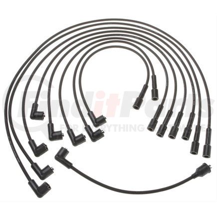 ACDelco 9188X Spark Plug Wire Set - Solid Boot, Silicone Insulation Snap Lock