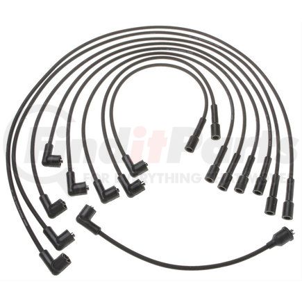 ACDelco 9188X Spark Plug Wire Set - Solid Boot, Silicone Insulation Snap Lock