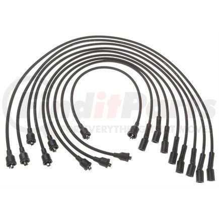 ACDelco 9288A Spark Plug Wire Set - Solid Boot, Silicone Insulation Snap Lock