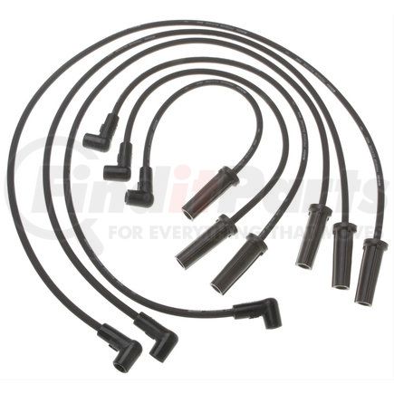 ACDelco 9626D Spark Plug Wire Set - Solid Boot, Silicone Insulation, 30 kOhm, Straight