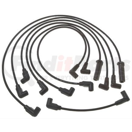 ACDelco 9716B Spark Plug Wire Set - Solid Boot, Silicone Insulation Snap Lock