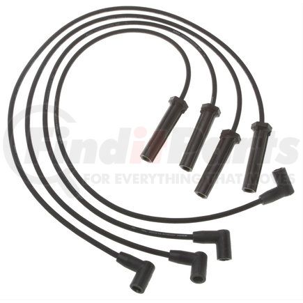 ACDelco 9764C Spark Plug Wire Set - Solid Boot, Silicone Insulation Snap Lock