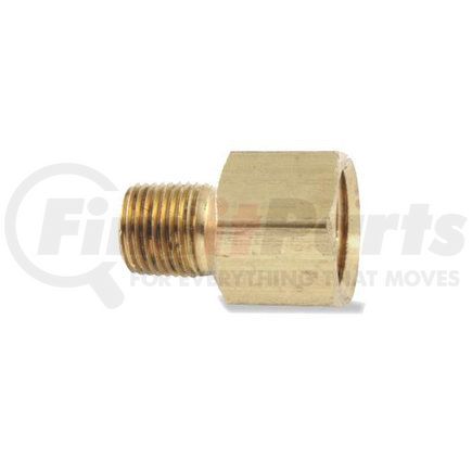 Velvac 006842 Flare Fitting - Brass, 1/4" x 1/8", 7/16"-24 Straight Thread