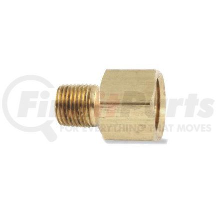 Velvac 006864 Flare Fitting - Brass, 3/8" x 1/4", 5/8"-18 Straight Thread