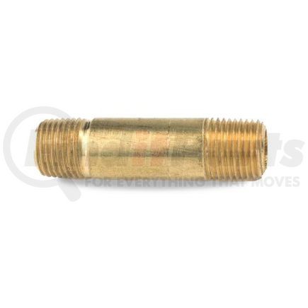 Velvac 016033 Pipe Fitting - Brass, 1/2" Pipe Size, 1-1/2" Length