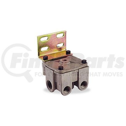 Velvac 034026 Air Brake Relay Valve - R-12 Style, (2) 3/4" NPT Supply Ports, (2) Horizontal 1/2" NPT Delivery Ports