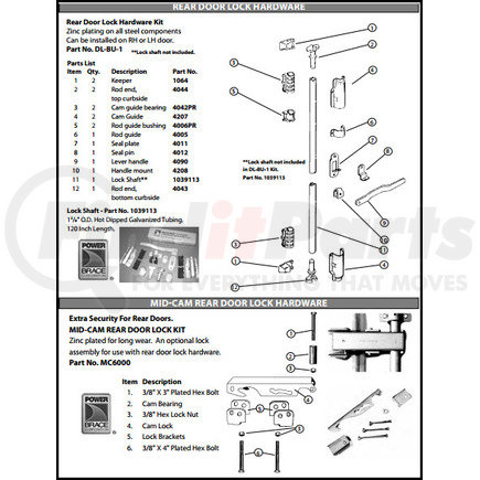 Powerbrace 4006PR ROD GUIDE