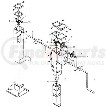 SAF-HOLLAND 725003 Leaf Spring Pin - 3/8 in.