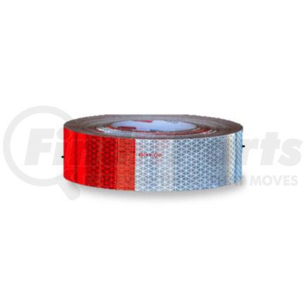 Velvac 058397 Reflective Tape - 2"x150' Roll of 6" Red/6"of White, 5 Year Warranty