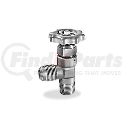 Velvac 060027 Diesel Fuel Leveling Valve - 5/8" SAE 45° Male Flare Side Port, 1/2" MPT Bottom Port