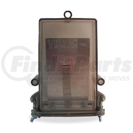 Velvac 090060 Vehicle Document Holder - License and Permit, with Metal Spring Clip and Plate