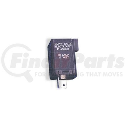 Velvac 091213 Multi-Purpose Flasher - 3 Terminals, Black, 2-20 Lamp Rating, 70-120 Flash Rate FPM, 35 Amp Rating