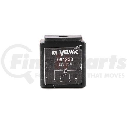 Velvac 091233 Multi-Purpose Relay Kit - Relay, 12 Voltage, 70 Amp Rating, 4 Terminals, Mounting Tab