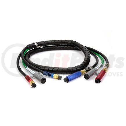 Velvac 145115 Air Brake Hose and Cable Assembly - 15', 3-in-1 Wrapped Assembly