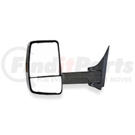 Velvac 709932 Door Mirror - RH, 2020XG Series, Black, Manual, Heated, for GM Topkick/Chevy Kodiak