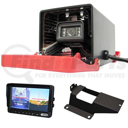 Velvac 710640-3 Fifth Wheel Camera Kit - Includes 7" Monitor and Kenworth Mounting Bracket