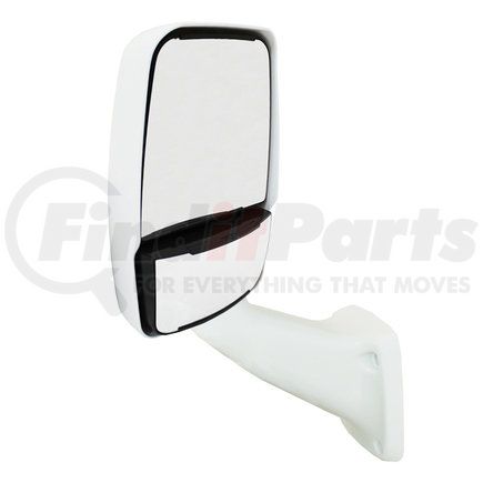 Velvac 713805 2025 Deluxe Series Door Mirror - White, Driver Side